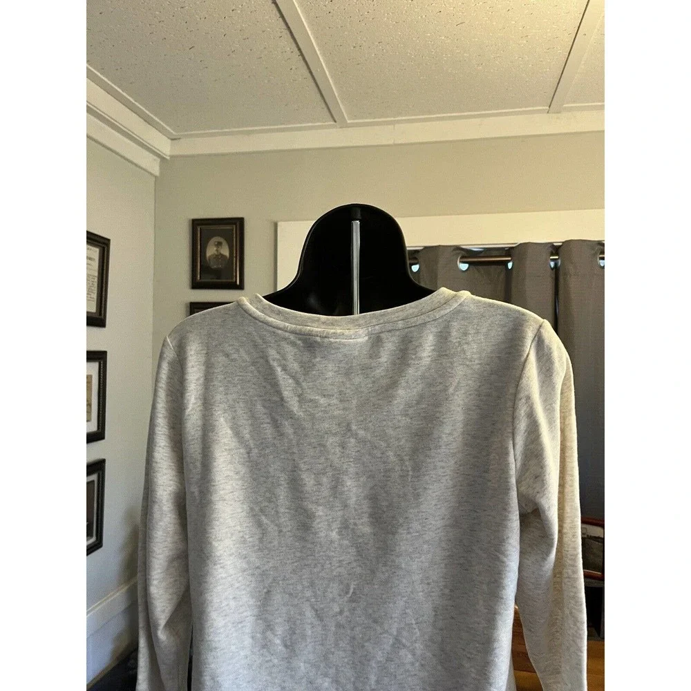 LOGO Lounge Lori Goldstein Women's Top Sz XS Green Watercolor Bedazzled Layered - Picture 2 of 10